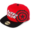 casquette-plate-rouge-et-noire-snapback-captain-america-japanese-marvel-comics-difuzed