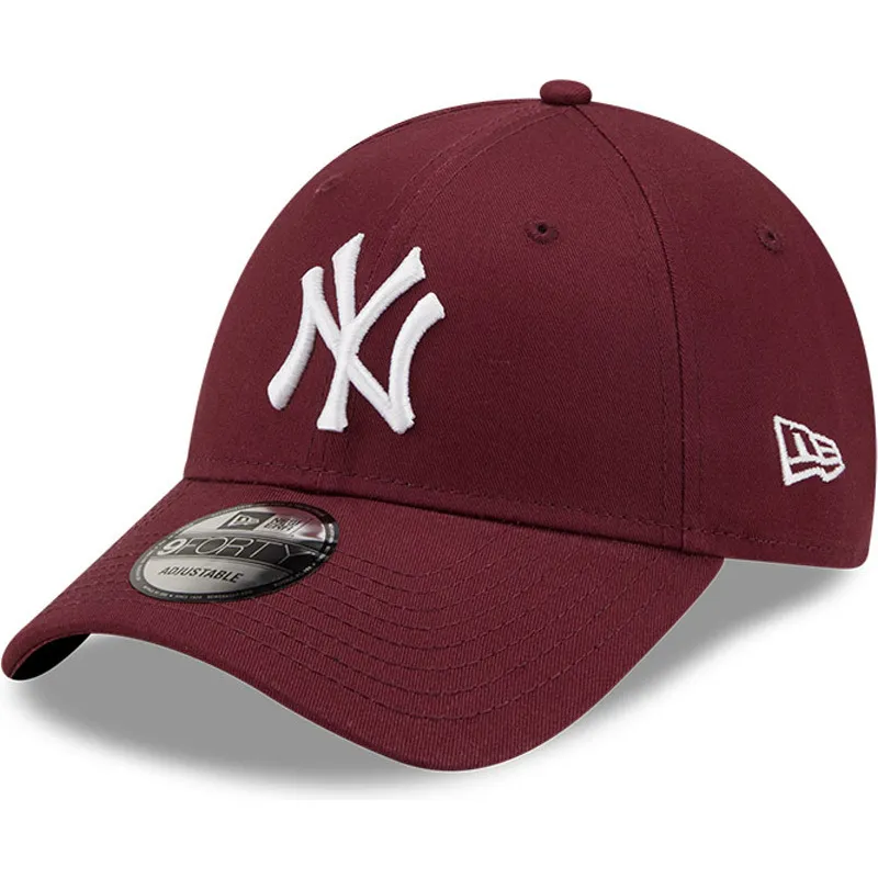 petten-gebogen-rood-verstelbaar-9forty-league-essential-van-new-york-yankees-mlb-van-new-era petten-gebogen-rood-verstelbaar-9forty-league-essential-van-new-york-yankees-mlb-van-new-era