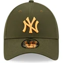 petten-gebogen-groen-verstelbare-band-9forty-league-essential-van-new-york-yankees-mlb-van-new-era