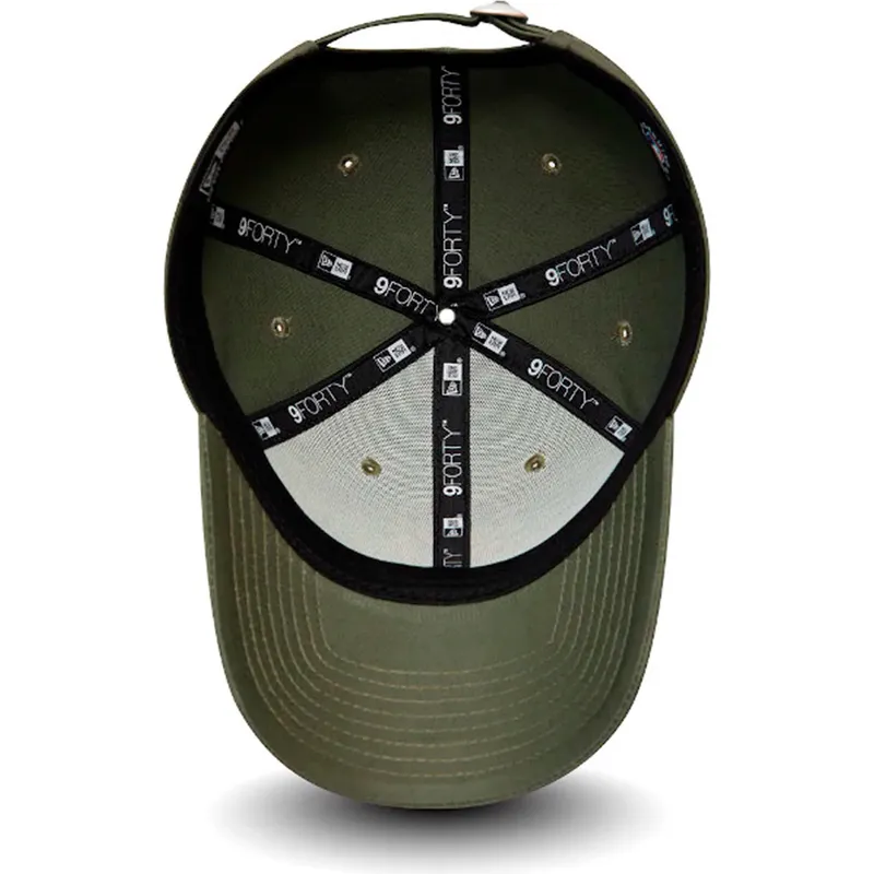 petten-gebogen-groen-verstelbare-band-9forty-league-essential-van-new-york-yankees-mlb-van-new-era