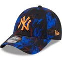 gorra-curva-azul-ajustable-con-logo-naranja-9forty-ray-scape-de-new-york-yankees-mlb-de-new-era