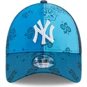 gorra-curva-azul-ajustable-9forty-paisley-print-de-new-york-yankees-mlb-de-new-era