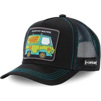 Petten gebogen zwart snapback The Mystery Machine MAC2 Scooby-Doo The Mystery Machine Scooby-Doo van Capslab