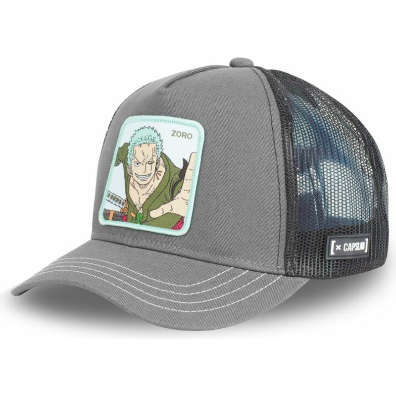 capslab-roronoa-zoro-zor1-one-piece-grey-trucker-hat