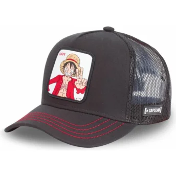 Petten gebogen zwart snapback LUF2 Monkey D. Luffy One Piece van Capslab