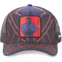 casquette-trucker-bleue-marine-et-rouge-black-panther-pan1-wakanda-forever-marvel-comics-capslab