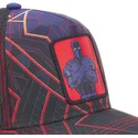 casquette-trucker-bleue-marine-et-rouge-black-panther-pan1-wakanda-forever-marvel-comics-capslab