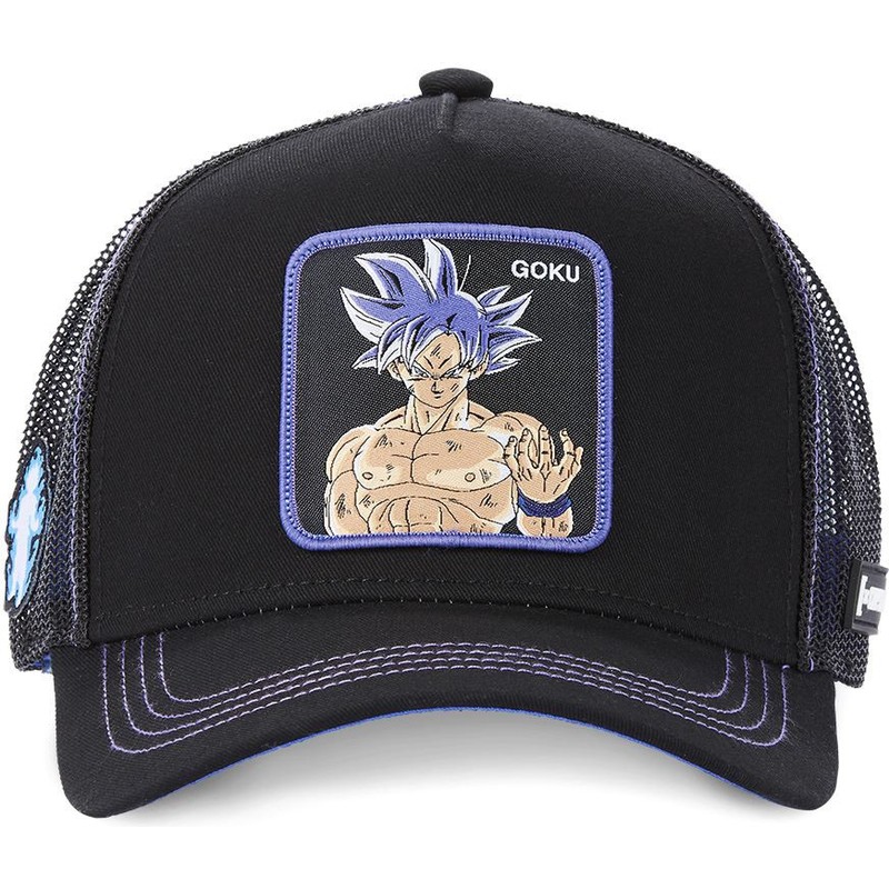 capslab-son-goku-dbs3-ult4-ultra-instinct-dragon-ball-black-trucker-hat
