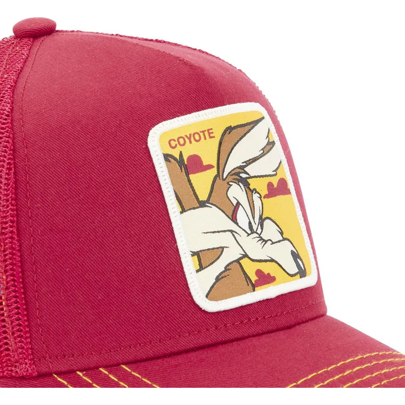 petten-gebogen-rood-snapback-coyote-looney-tunes-van-capslab petten-gebogen-rood-snapback-coyote-looney-tunes-van-capslab