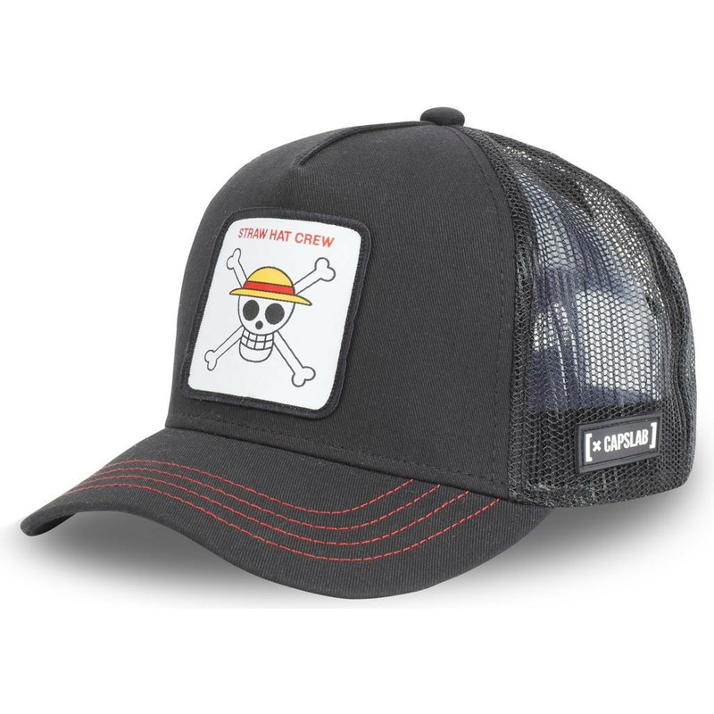 capslab-straw-hat-pirates-sku2-one-piece-black-trucker-hat