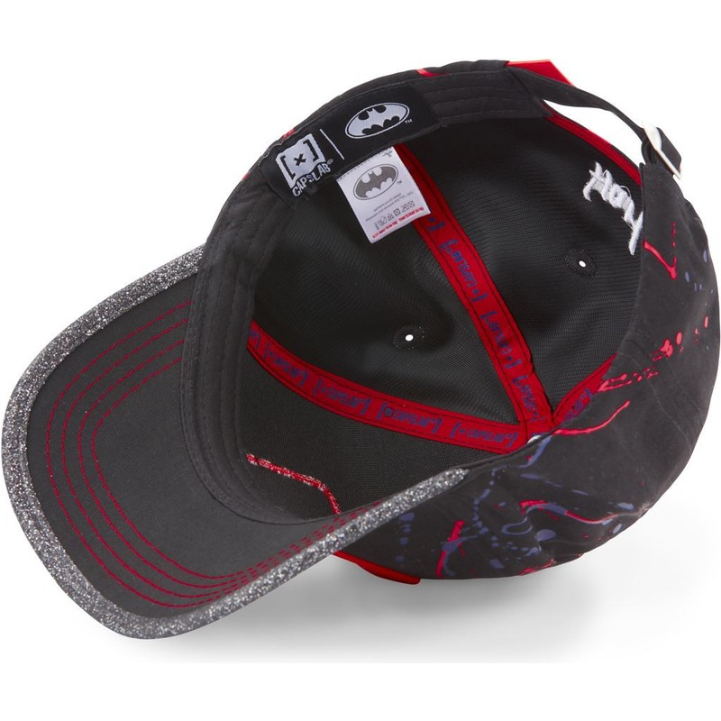 Gorra curva negra y roja ajustable Harley Quinn TAG HAR DC Comics de