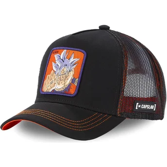 Czapka trucker czarna Son Goku ULT2 Ultra Instinct Dragon Ball od Capslab