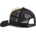 casquette-trucker-marron-et-noire-paille-von-dutch