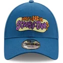 new-era-curved-brim-9forty-what-s-new-scooby-doo-blue-adjustable-cap