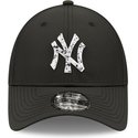 new-era-curved-brim-9forty-sports-clip-new-york-yankees-mlb-black-adjustable-cap