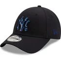 new-era-new-york-yankees-mlb-9forty-camo-infill-justerbar-morkbla-kurvad-keps