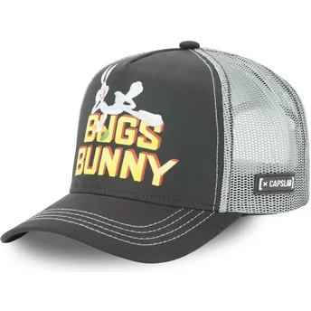 Gorra trucker gris Bugs Bunny LOO5 BUN1 Looney Tunes de Capslab