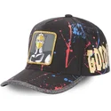 casquette-courbee-noire-ajustable-daisuke-duke-fleed-tag-act1-ufo-robot-grendizer-capslab