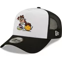 new-era-tasmanian-devil-a-frame-character-sports-looney-tunes-white-and-black-trucker-hat