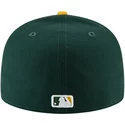 new-era-flat-brim-59fifty-ac-perf-oakland-athletics-mlb-green-and-yellow-fitted-cap