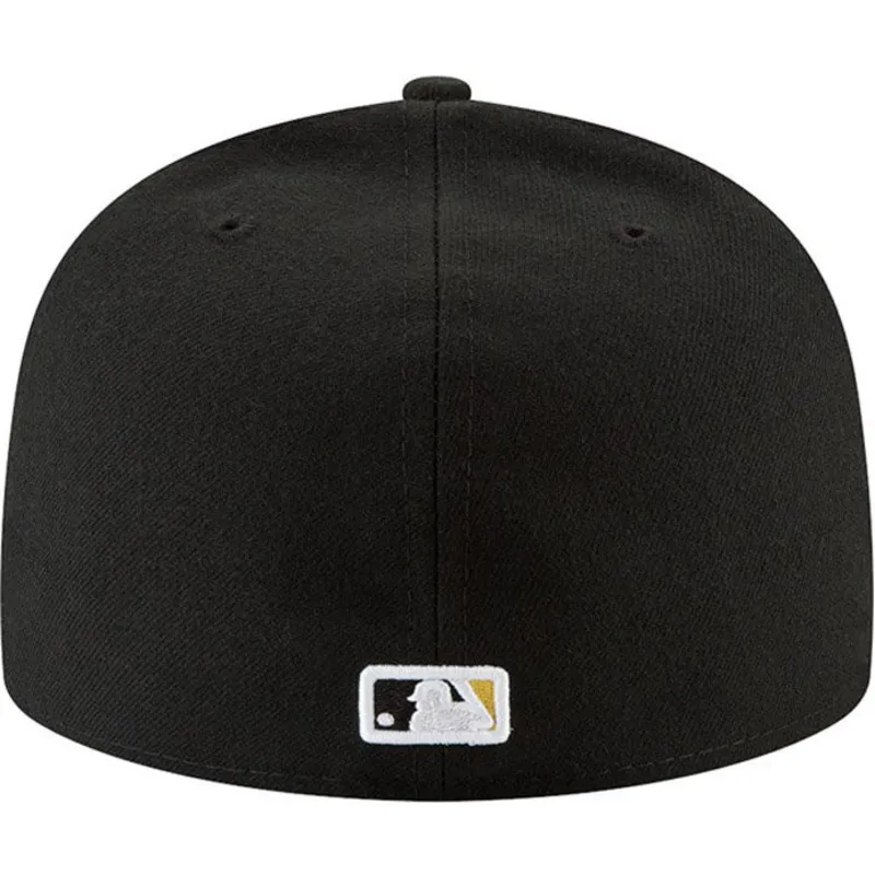 petten-plat-zwart-fitted-59fifty-ac-perf-van-pittsburgh-pirates-mlb-van-new-era