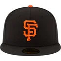 sort-justerbar-flat-kasket-59fifty-ac-perf-fra-san-francisco-giants-mlb-af-new-era