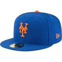 casquette-plate-bleue-ajustee-59fifty-ac-perf-new-york-mets-mlb-new-era