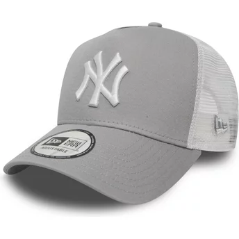 Gorra trucker gris para niño A Frame Clean de New York Yankees MLB de New Era
