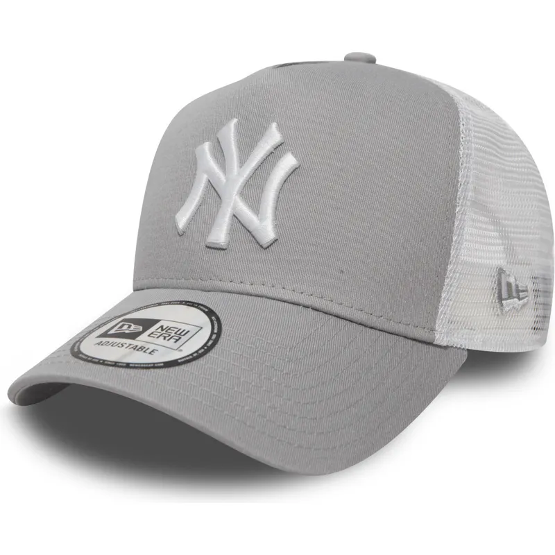 casquette-trucker-grise-pour-enfant-a-frame-clean-new-york-yankees-mlb-new-era