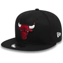 casquette-plate-noire-snapback-9fifty-chicago-bulls-nba-new-era