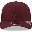 new-era-curved-brim-maroon-logo-9fifty-stretch-snap-new-york-yankees-mlb-maroon-snapback-cap