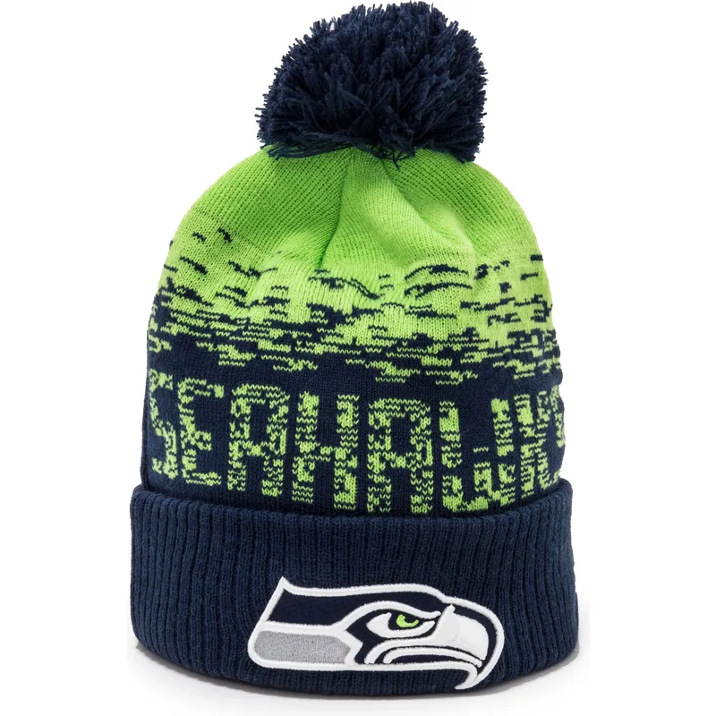 mutsen-pompon-marineblauw-sport-cuff-van-seattle-seahawks-nfl-van-new-era
