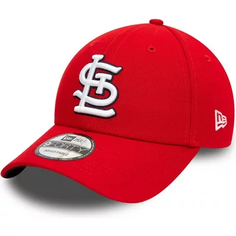 Gorra curva roja ajustable 9FORTY The League de St. Louis Cardinals MLB de New Era