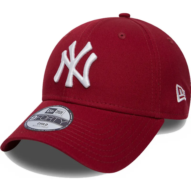 rod-justerbar-kurvad-keps-for-barn-9forty-league-essential-fran-new-york-yankees-mlb-av-new-era