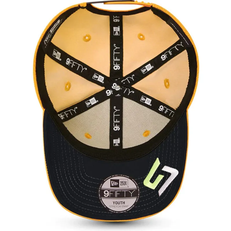 petten-gebogen-oranje-snapback-voor-kinderen-9fifty-stretch-snap-lando-norris-van-mclaren-racing-formula-1-van-new-era petten-gebogen-oranje-snapback-voor-kinderen-9fifty-stretch-snap-lando-norris-van-mclaren-racing-formula-1-van-new-era