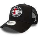petten-gebogen-zwart-snapback-a-frame-van-port-city-roosters-milb-van-new-era