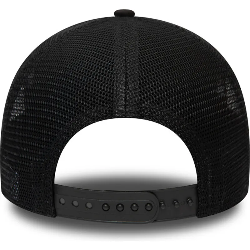 petten-gebogen-zwart-snapback-a-frame-van-port-city-roosters-milb-van-new-era