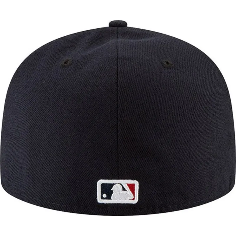 petten-plat-marineblauw-aangepast-59fifty-ac-perf-van-boston-red-sox-mlb-van-new-era