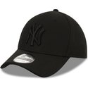 new-era-curved-brim-black-logo-39thirty-diamond-era-new-york-yankees-mlb-black-fitted-cap