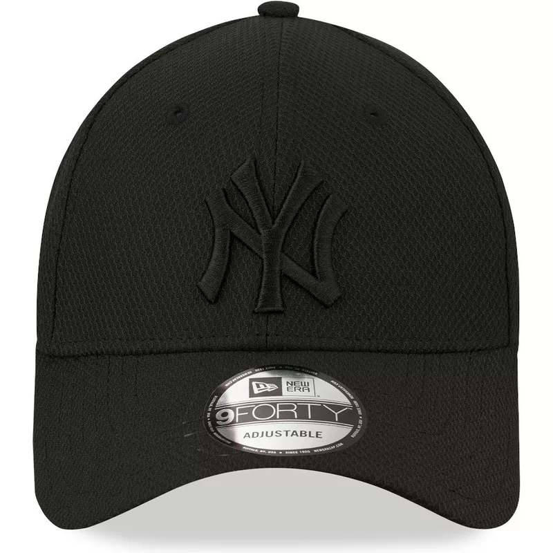 New Era Curved Brim Black Logo 39THIRTY Diamond Era New York Yankees ...