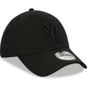 gorra-curva-negra-ajustada-con-logo-negro-39thirty-diamond-era-de-new-york-yankees-mlb-de-new-era