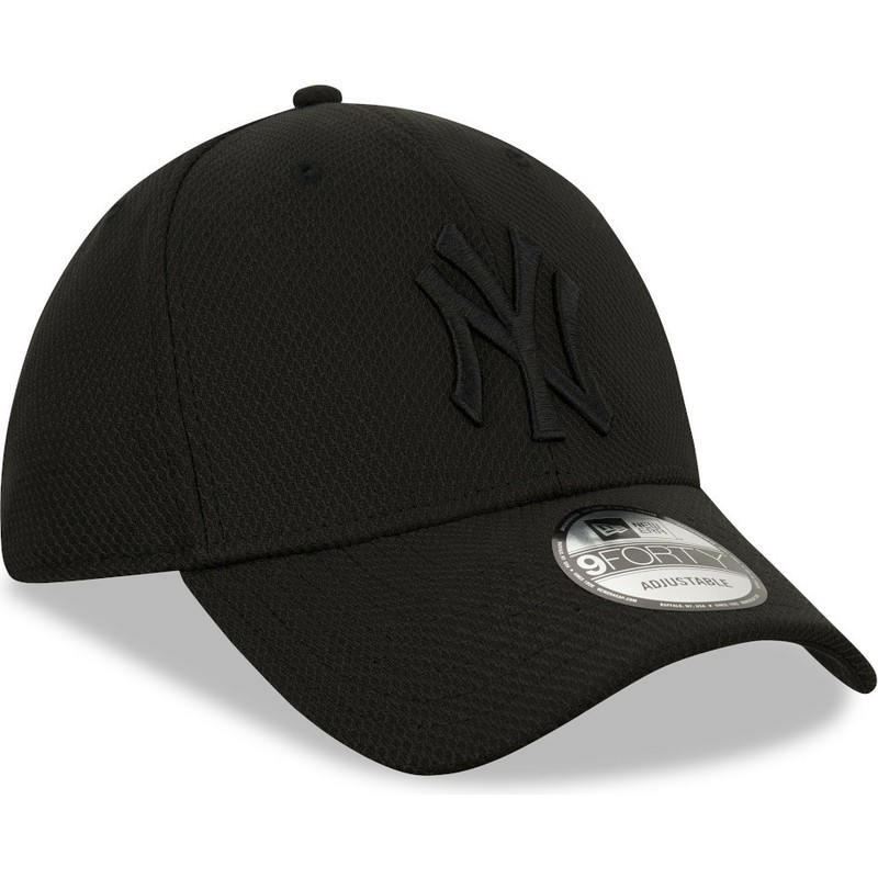 new-era-curved-brim-black-logo-39thirty-diamond-era-new-york-yankees-mlb-black-fitted-cap