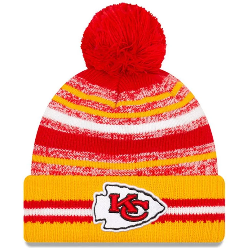 mutsen-pompon-geel-sport-sideline-van-kansas-city-chiefs-nfl-van-new-era mutsen-pompon-geel-sport-sideline-van-kansas-city-chiefs-nfl-van-new-era