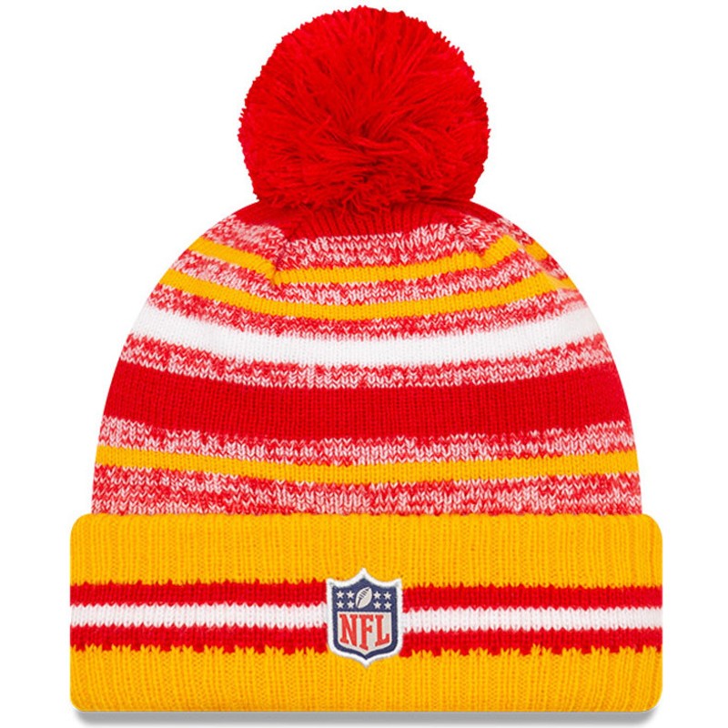 new-era-sport-sideline-kansas-city-chiefs-nfl-yellow-and-red-beanie-with-pompom