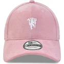 petten-gebogen-roze-verstelbaar-9forty-terry-cloth-van-manchester-united-football-club-premier-league-van-new-era