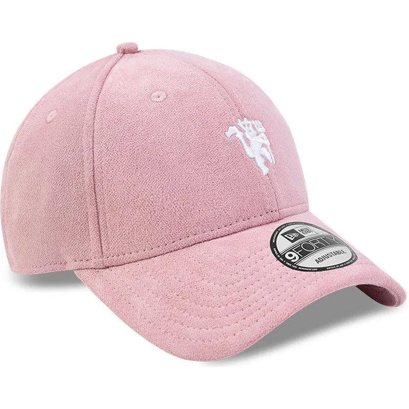 petten-gebogen-roze-verstelbaar-9forty-terry-cloth-van-manchester-united-football-club-premier-league-van-new-era