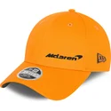 gorra-curva-naranja-snapback-para-nino-9forty-stretch-snap-de-mclaren-racing-formula-1-de-new-era