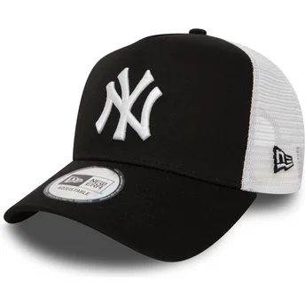 Casquette trucker noire pour enfant A Frame Clean New York Yankees MLB New Era