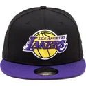 casquette-plate-noire-et-violette-snapback-9fifty-los-angeles-lakers-nba-new-era