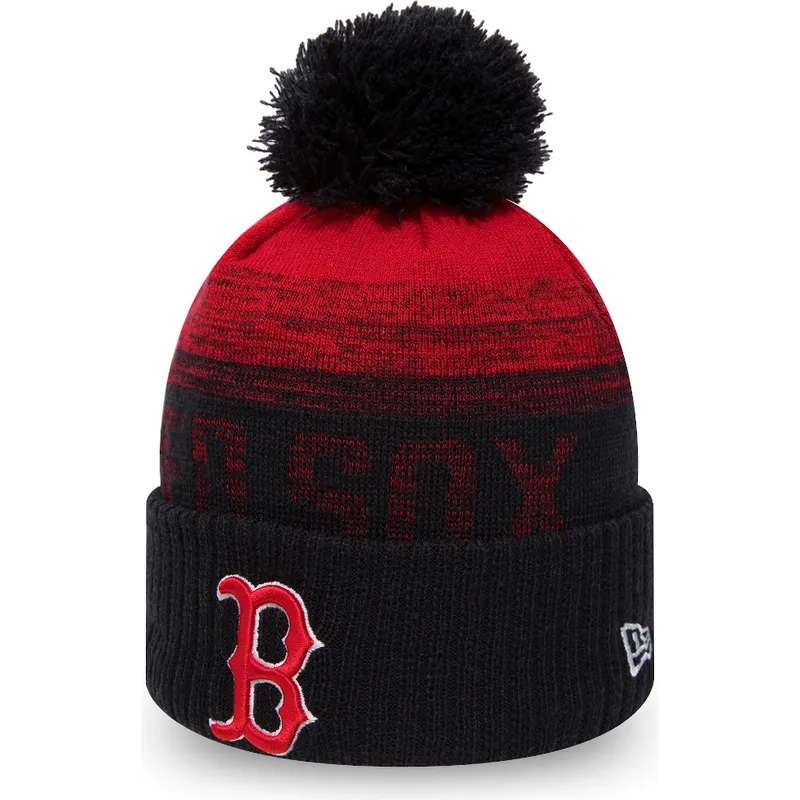 rot-marineblaue-bommelmutze-sport-der-boston-red-sox-mlb-von-new-era